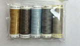 5 Pack Mettler Thread – 100 Metres Per Spool Polyester