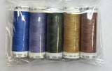 5 Pack Mettler Thread – 100 Metres Per Spool Polyester