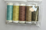 5 Pack Mettler Thread – 100 Metres Per Spool Polyester