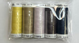 5 Pack Mettler Thread – 100 Metres Per Spool Polyester