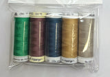 5 Pack Mettler Thread – 100 Metres Per Spool Polyester