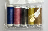 5 Pack Mettler Thread – 100 Metres Per Spool Polyester