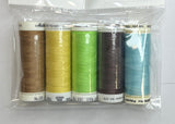 5 Pack Mettler Thread – 100 Metres Per Spool Polyester