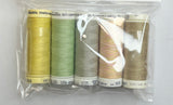 5 Pack Mettler Thread – 100 Metres Per Spool Polyester