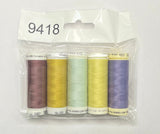 5 Pack Mettler Thread – 100 Metres Per Spool Polyester