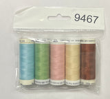 5 Pack Mettler Thread – 100 Metres Per Spool Polyester