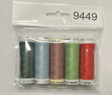 5 Pack Mettler Thread – 100 Metres Per Spool Polyester