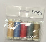 5 Pack Mettler Thread – 100 Metres Per Spool Polyester