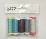 5 Pack Mettler Thread – 100 Metres Per Spool Polyester