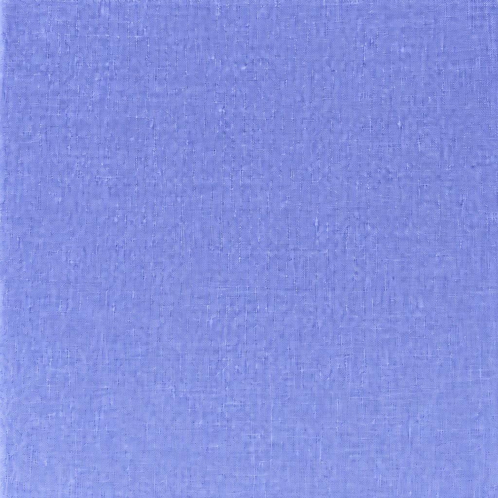 A square fabric swatch showing a fine woven texture with a vertical gradient transitioning from lavender purple at the top to light blue at the bottom.