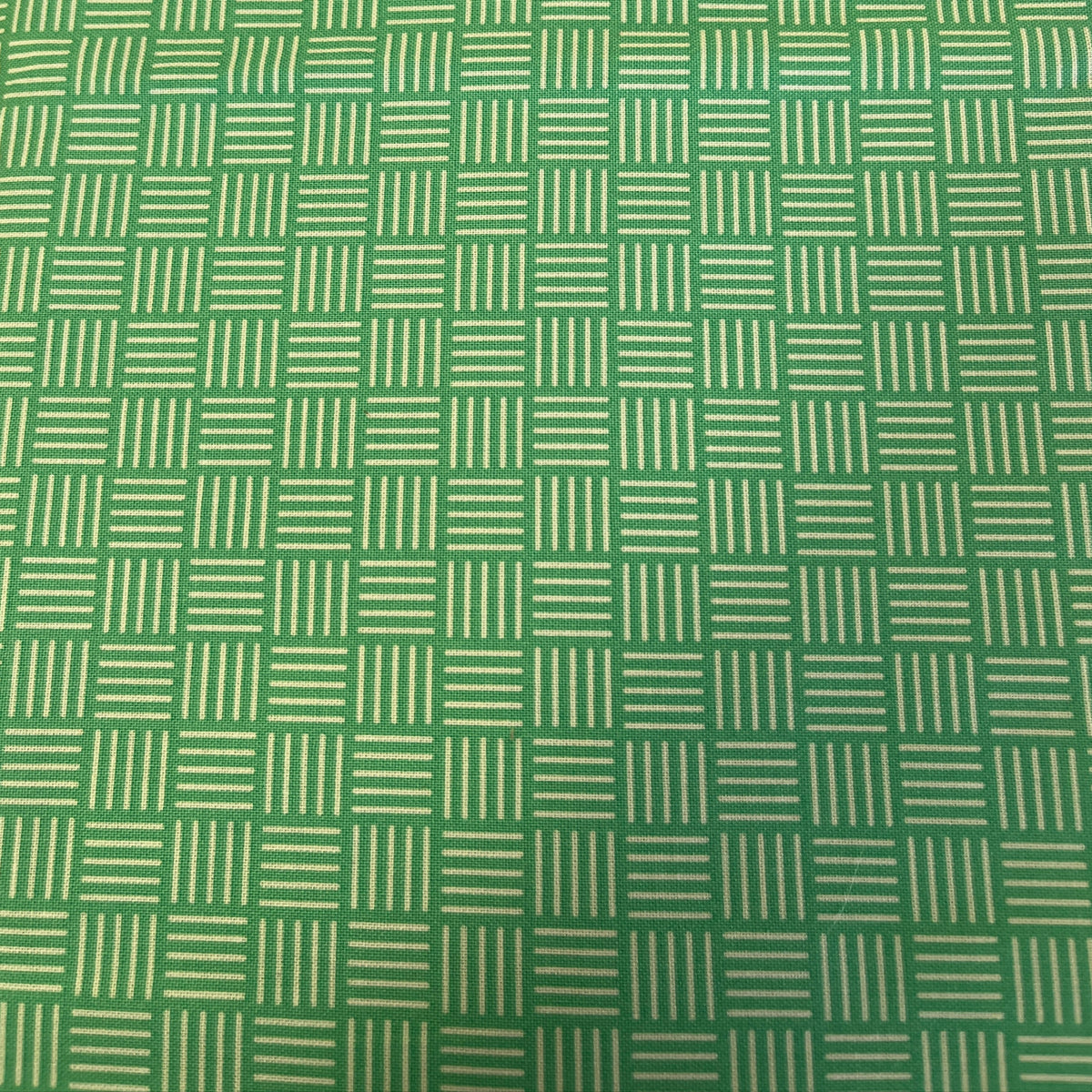 Basketweave Green