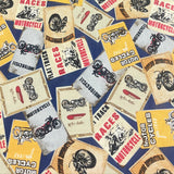 Vintage Motorcycle 3988 Fabric Exclusively