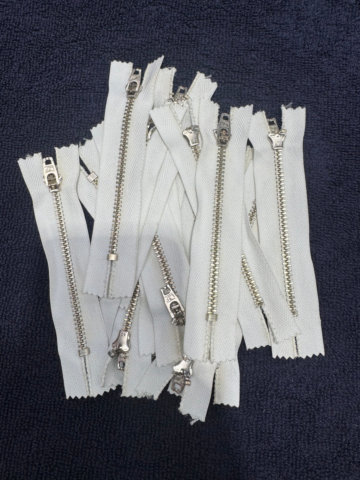 Zip Metal White 10 cm