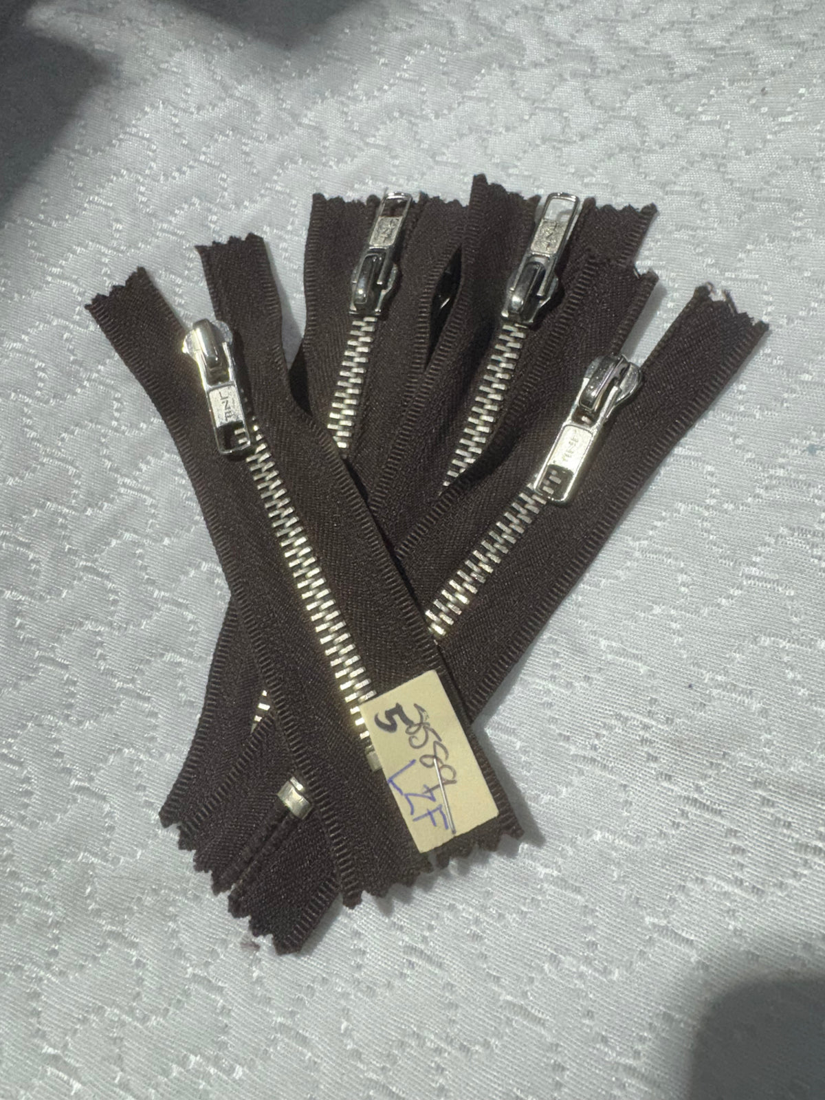 Zip Metal Brown 5 cm