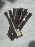Zip Metal Brown 5 cm