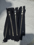 Zip Metal Black/Blue 15 cm