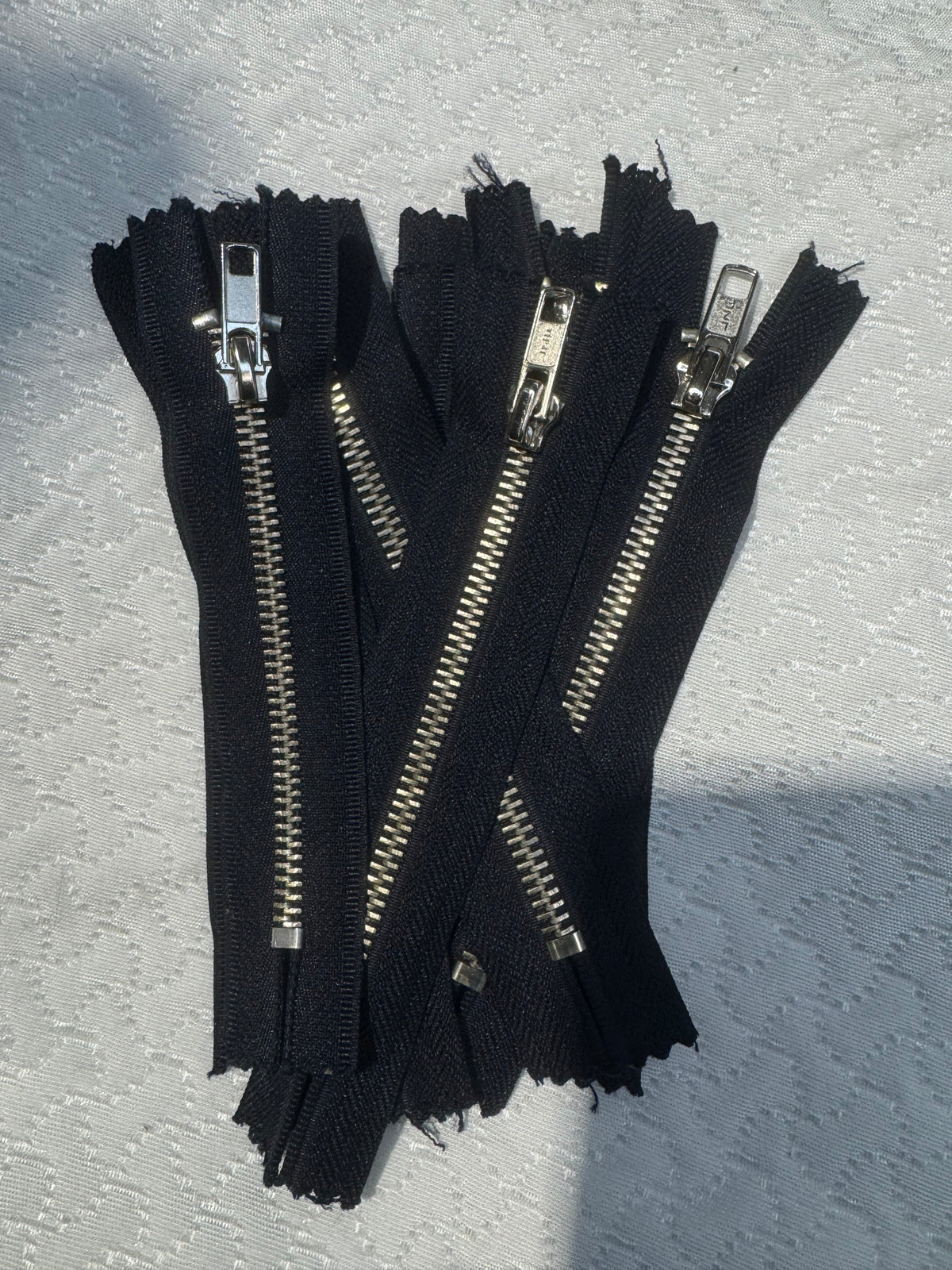 Zip Metal Dark Blue 13 cm