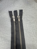 Zip Metal Dark Grey 41 cm