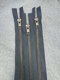 Zip Metal Light Grey 46 cm