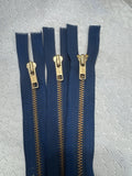 Zip Metal Dark Blue 50 cm