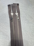Zip Metal Light Brown 50 cm