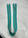 Zip Metal Dark Turquoise 46 cm