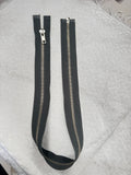 Zip Metal Dark Grey 47 cm