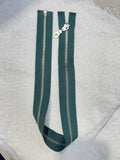 Zip Metal Dark Green 52 cm