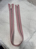 Zip Metal Pink 45 cm