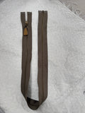 Zip Metal Light Brown 50 cm