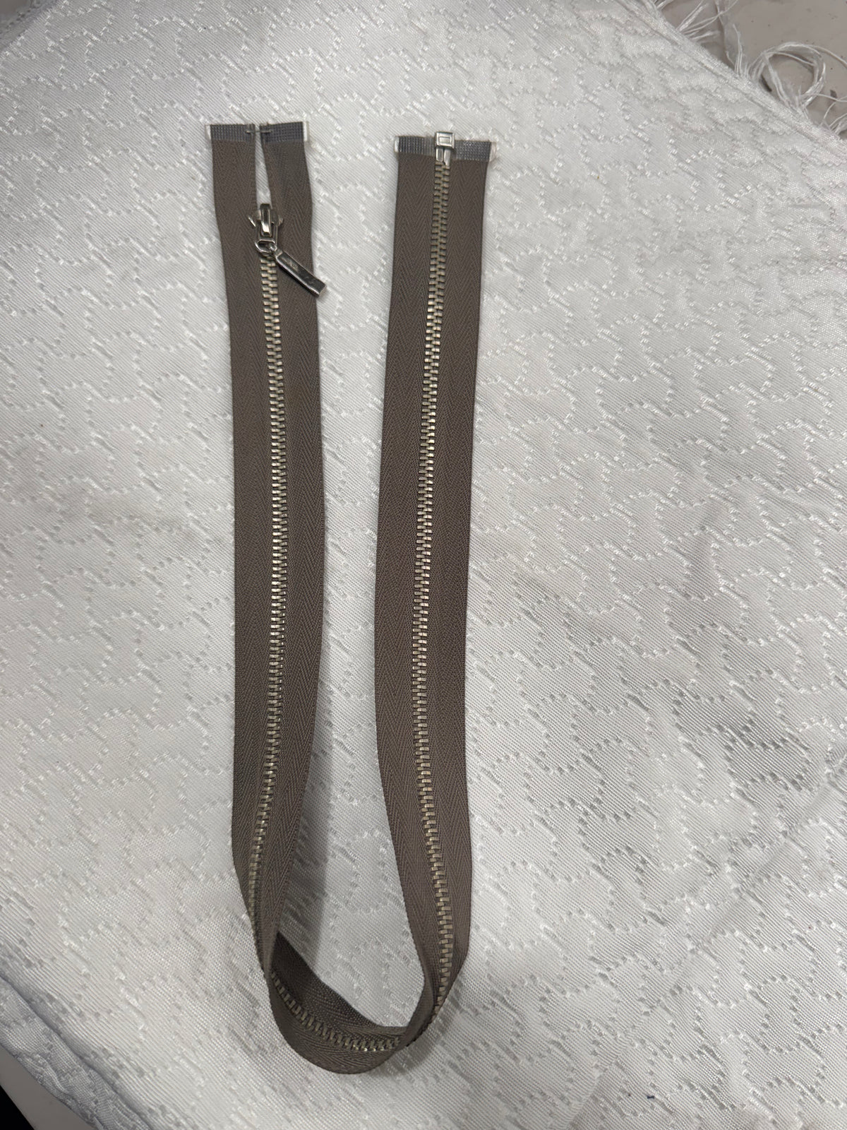 Zip Metal Light Brown 49 cm