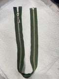 Zip Metal Green 55 cm