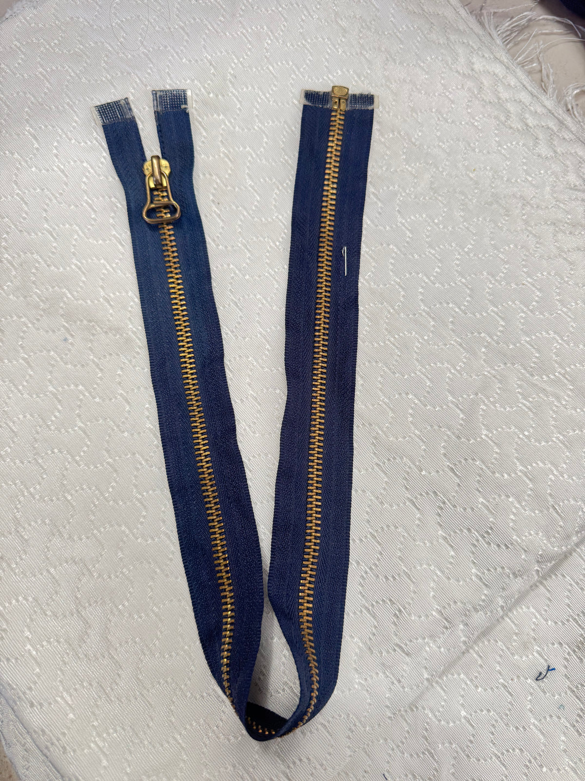Zip Metal Dark Blue 49 cm