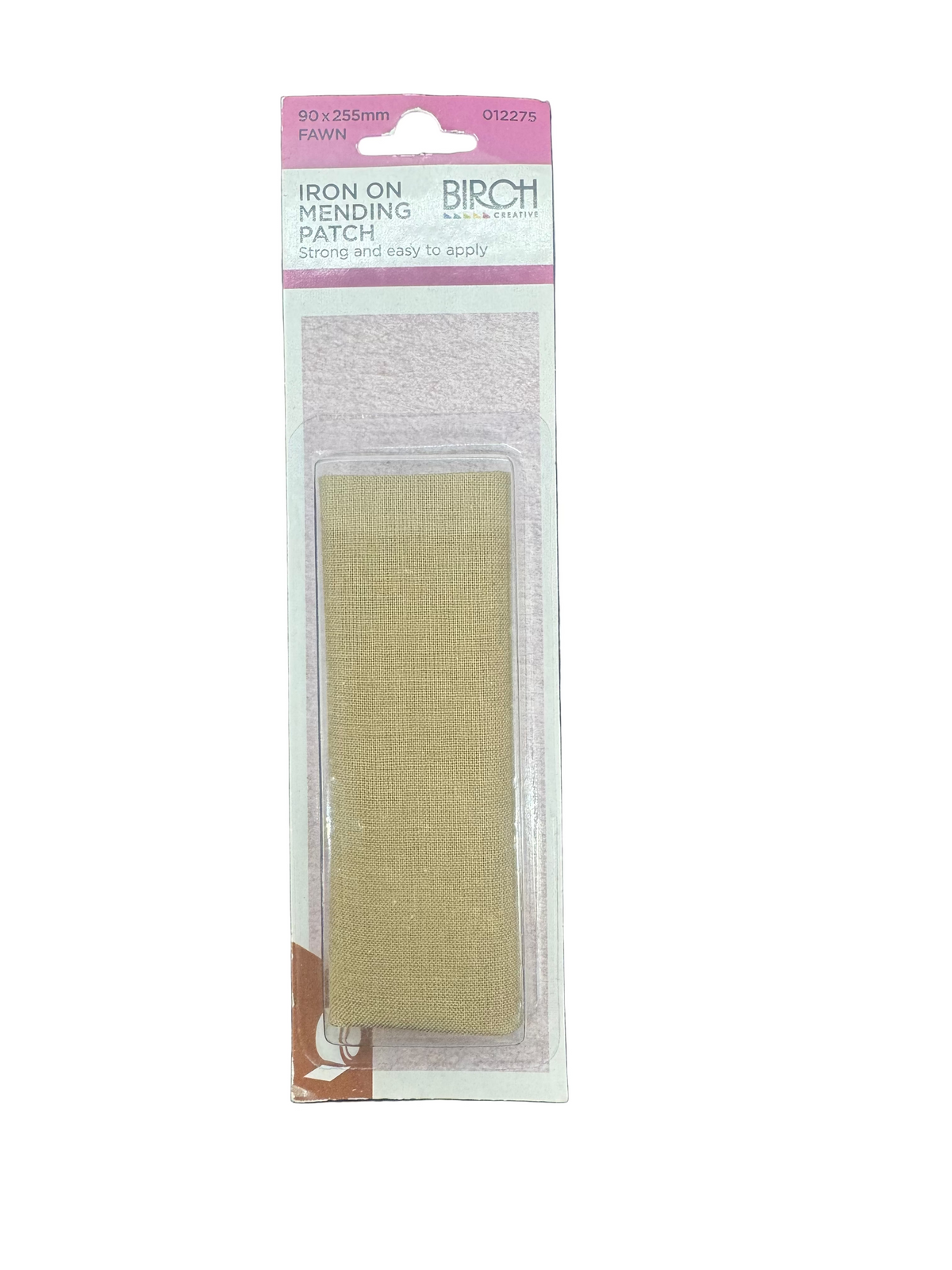 Birch Fawn Iron On Mending Patch 90mm x 255mm