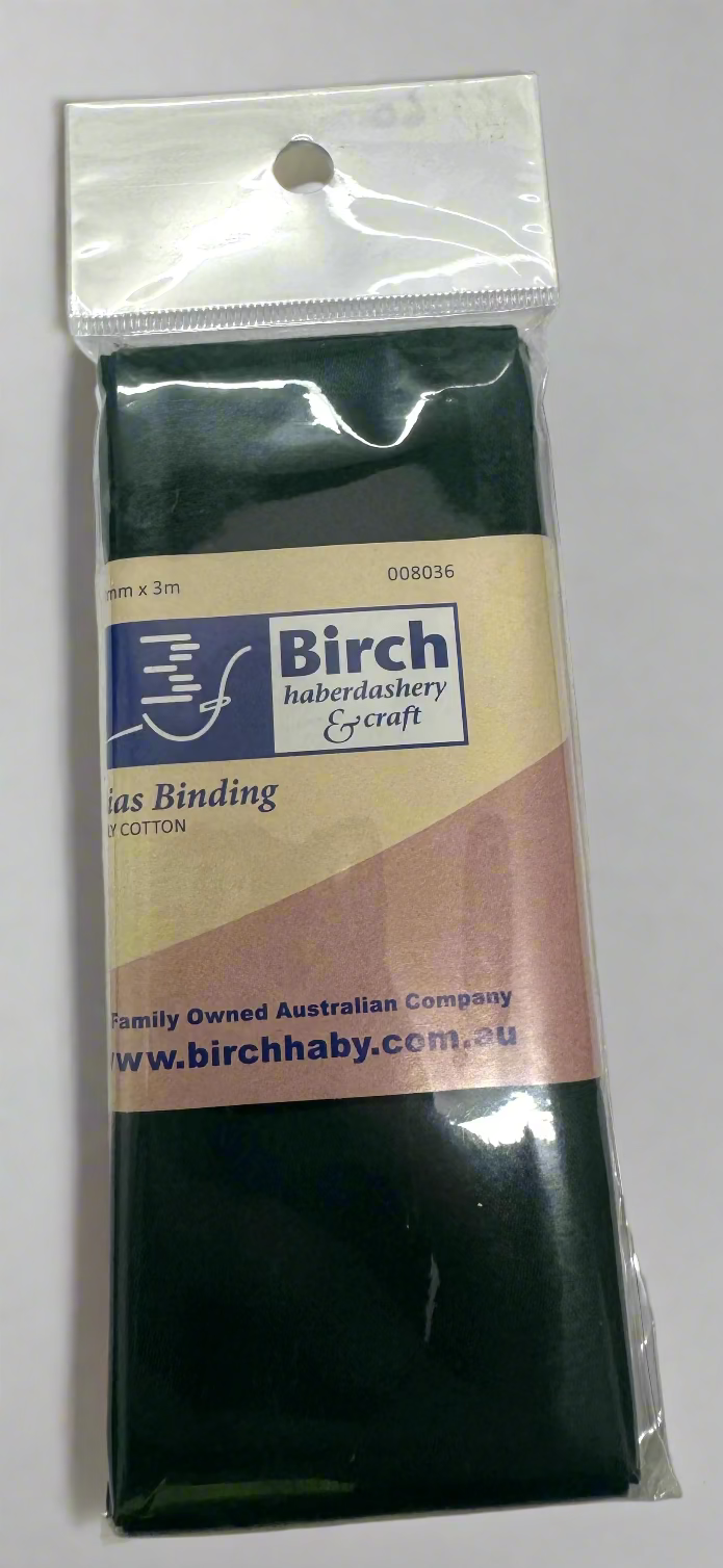 Birch Bottle Polycotton Bias Binding 50mm x 3m