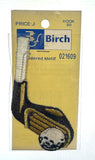 Birch Golf Putter and Golf Ball Iron On Motif