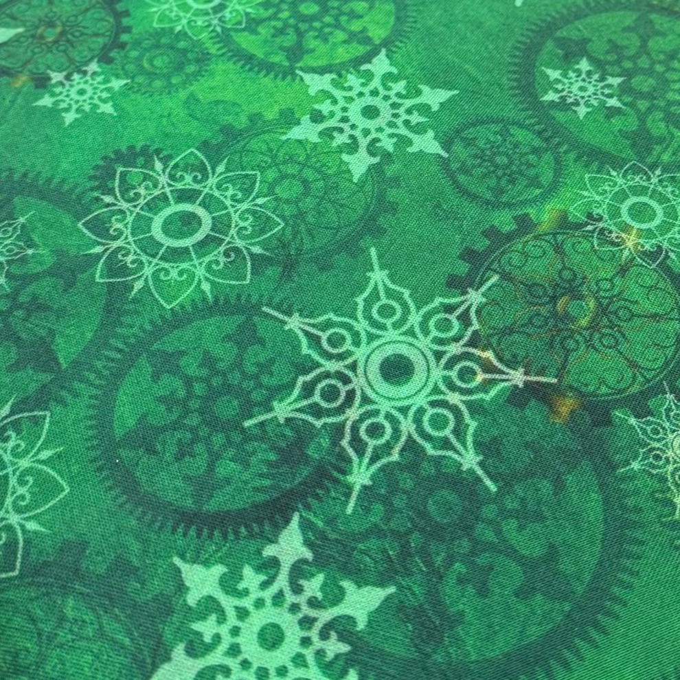 Quilting Treasures Fabric Steampunk Christmas
