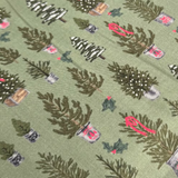 Riley Blake Farmhouse Christmas Fabric Green