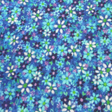 P & B Textiles Flower to the Sun Fabric Blue