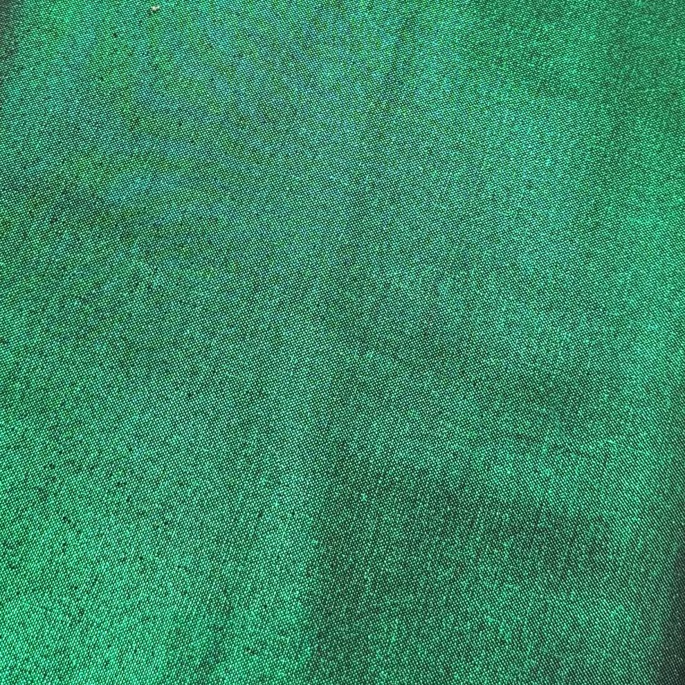 Maywood Studio Glitz Solid Green / Black Fabric