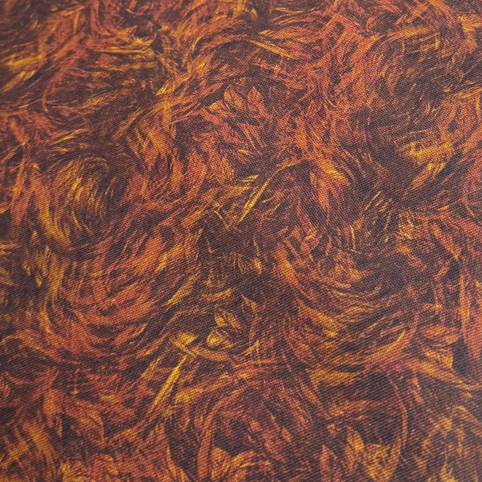 Oasis fabric - Lay an Egg Brown Straw