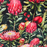 KK Fabrics Festive Friends Protea Flowers