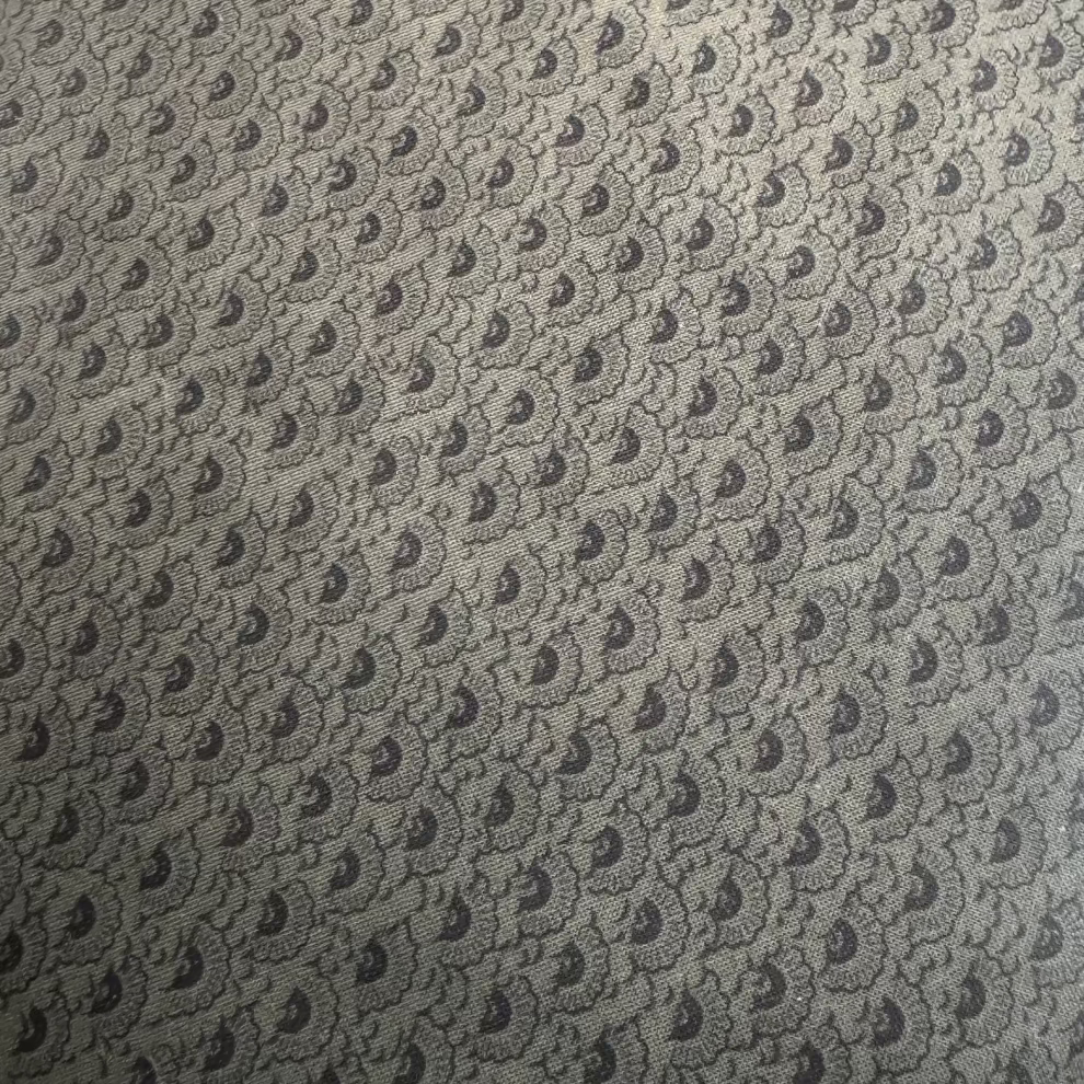 David Textiles - Dark Green Scallops VA-0017-0C