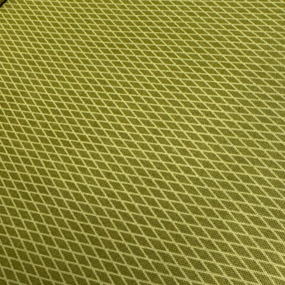 David Textiles - Lime Green Diamonds Fabric