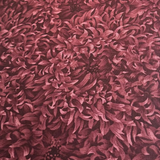 KK Fabrics - Maroon Leaves