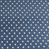 Victorian Textiles - Blue & White Dots