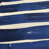 Sketchbook Ruby Star Society Fabric Navy Stripes