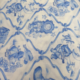 KK fabrics - Style no. K6144B Blue Cartoons