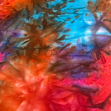 Multi Coloured Batik Fabric
