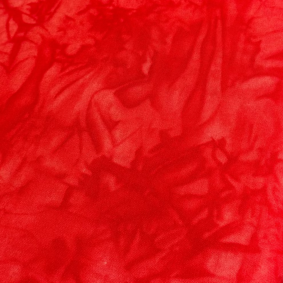 Pinky Red Batik Fabric 100% Cotton Fabric WOF 110cm- 112cm